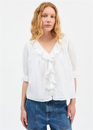 Clea bluse Optic White Skall Studio 